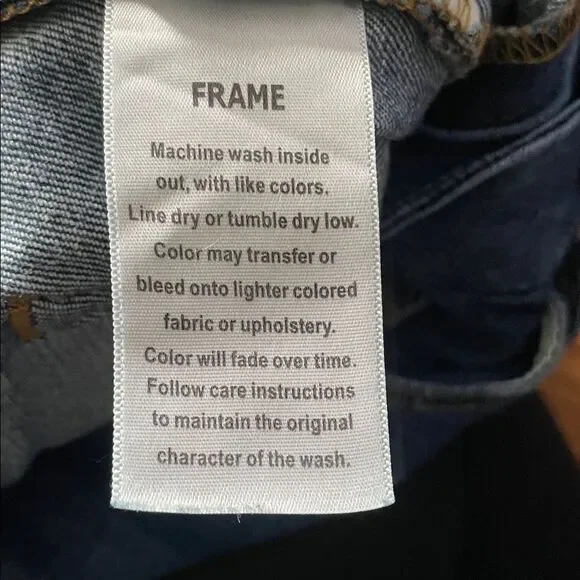 Frame Denim Le Crop Mini Boot Medium Wash Women’s Sz 31 - Picture 11 of 11